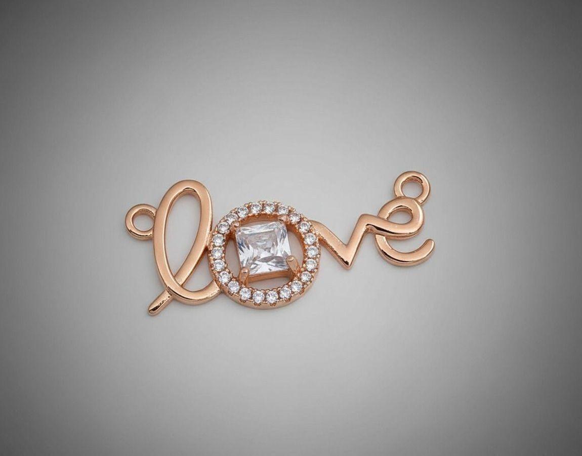 Forevershine Rose Gold Plated Love Pendant Necklace For Women With Crystal Stone | Adjustable Chain Romantic Elegant Jewelry | Tarnish Resistant Hypoallergenic Gift For Girls Birthday Anniversary - Image 4