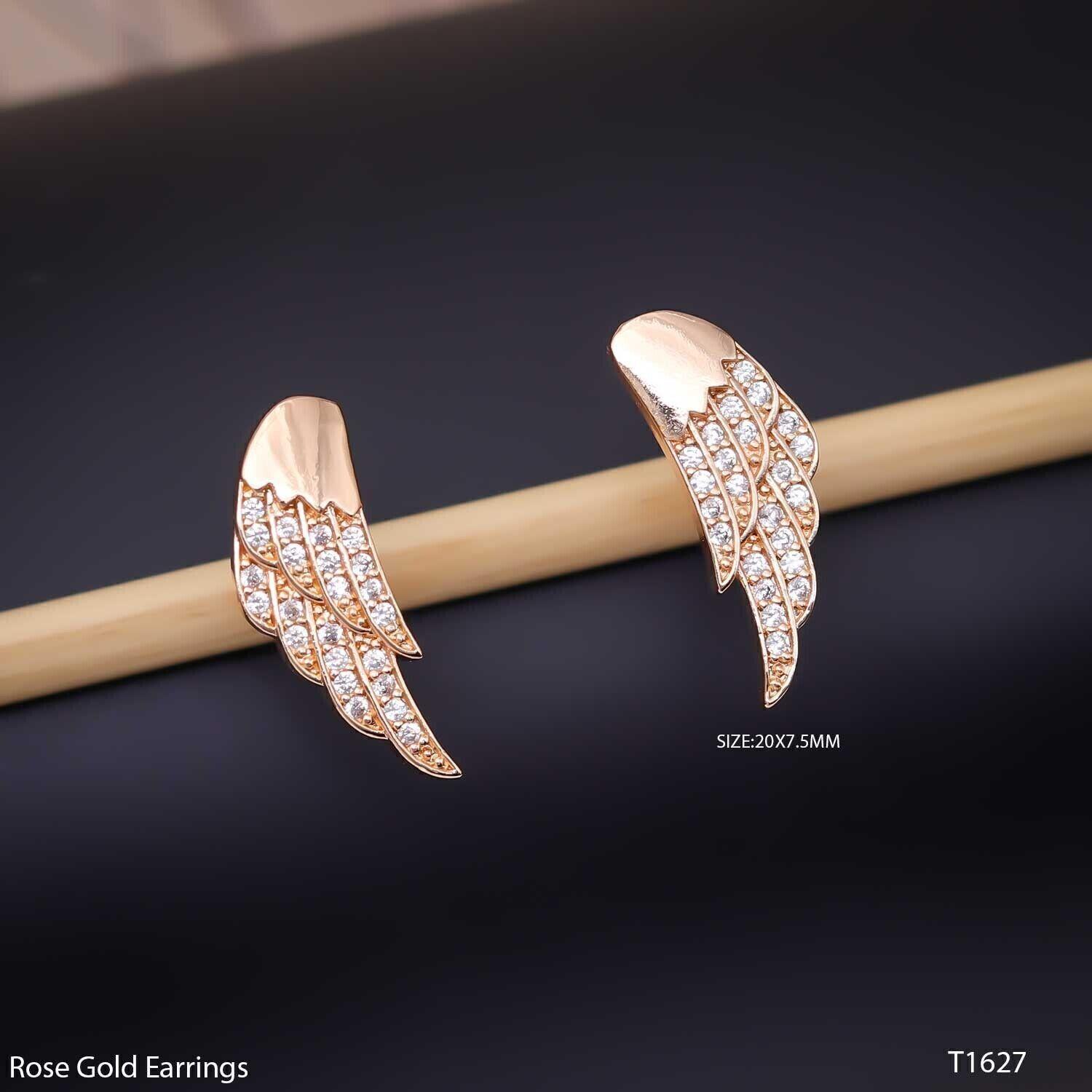 Forevershine Anti Tarnish Rose Gold Teardrop Earrings With Cubic Zirconia, Dangling Drop Design|lightweight|gift For Her|skin Friendly & Hypoallergenic|stylish Jewelry For Women & Girls - Image 3