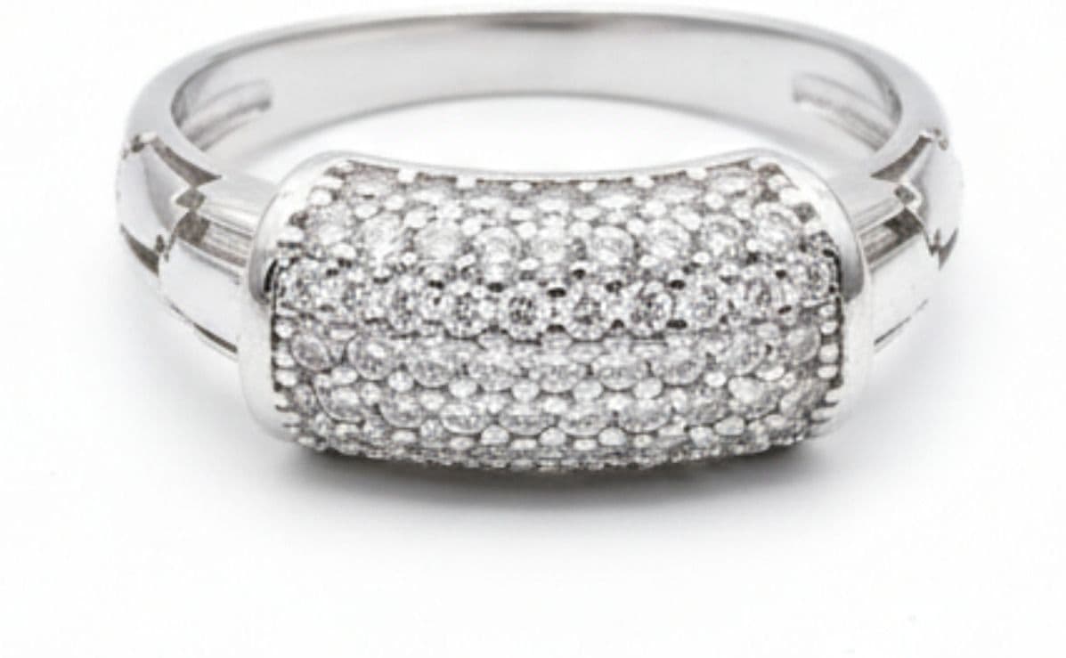 Forevershine Rhodium Plated Cubic Zirconia Adjustable Finger Ring For Women | Crystal Studded Fashion Ring | Party, Wedding & Daily Jewellery - Image 5