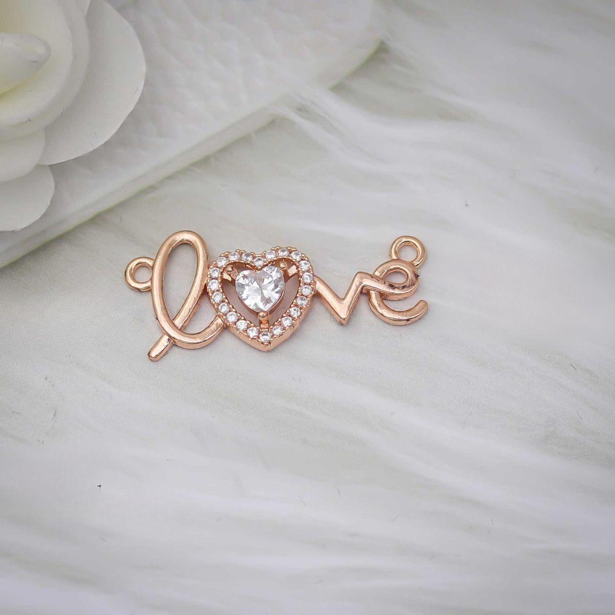 Forevershine Anti Tarnish Rose Gold Plated Love Heart Pendant | Necklace For Women With Sparkling Cubic Zirconia Stone | Elegant Romantic Jewelry For Birthday Gift Stylish Accessory - Image 3