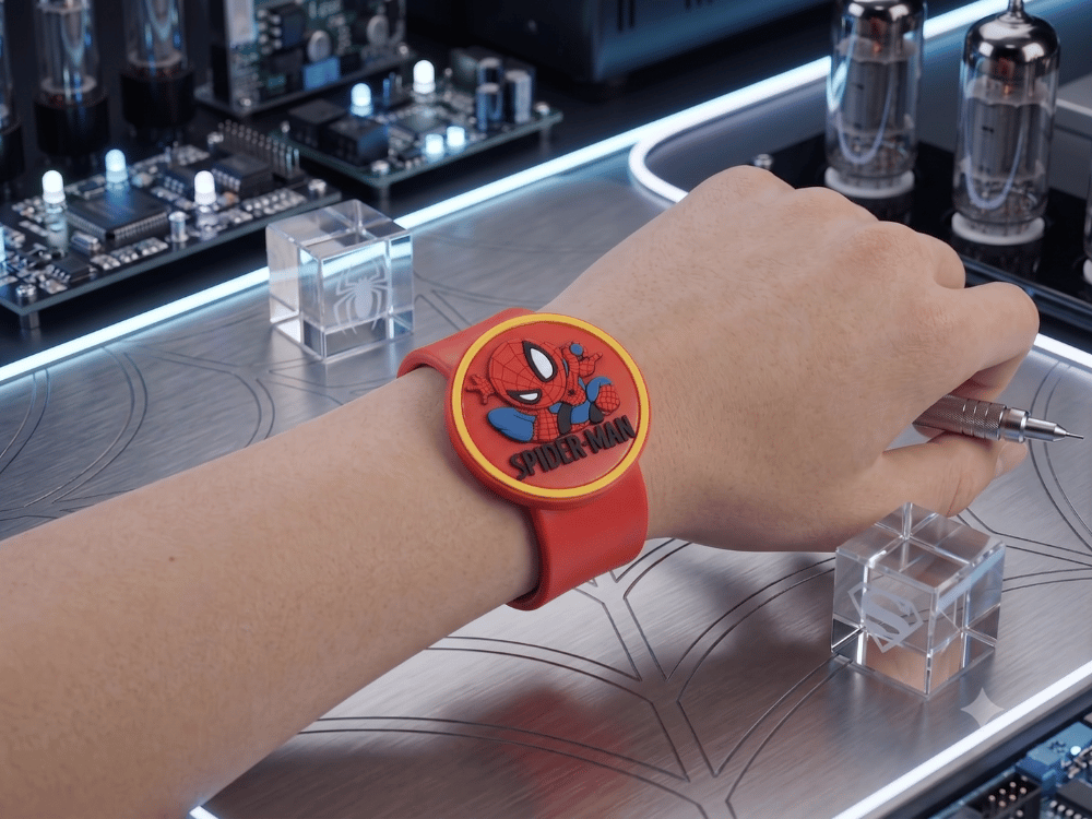 Superhero Inspired Kids Silicone Wrist Band Rakhi For Boys - Image 3