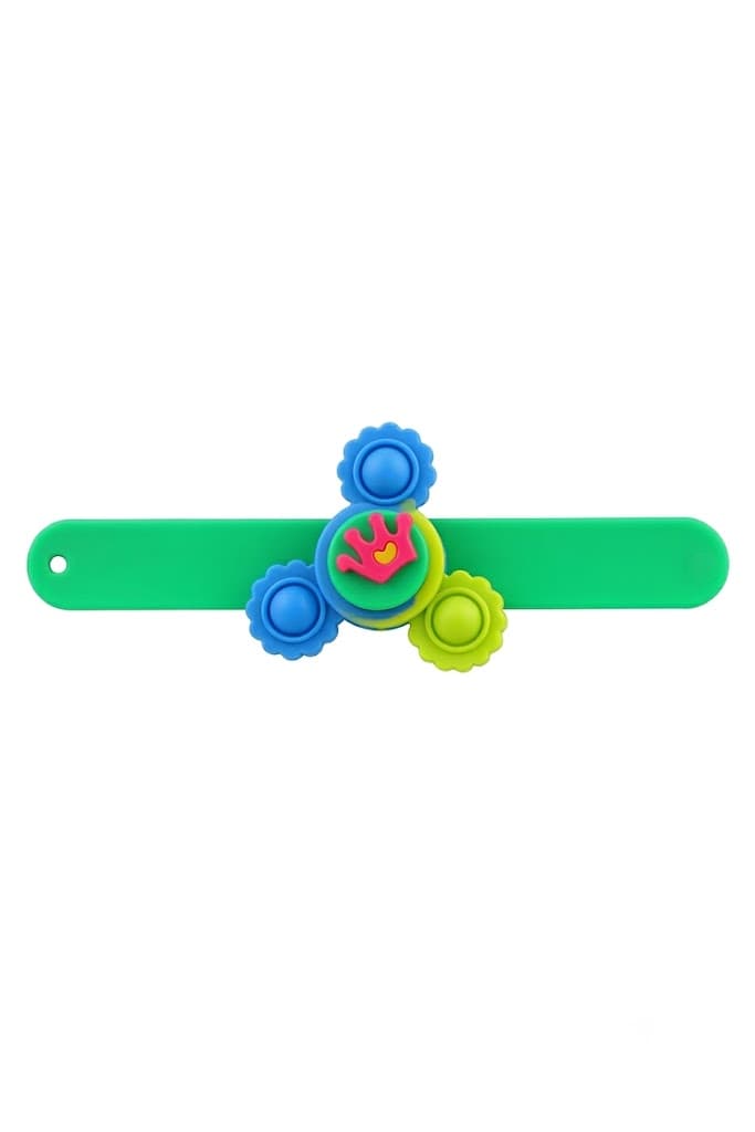 Kids Crown Led Light Up Spinner Wrist Band Rakhi (pack Of 1) - Image 6