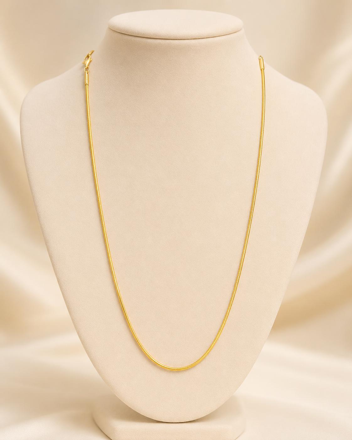 Forevershine Gold Plated Snake Chain Necklace For Women & Men - Image 6