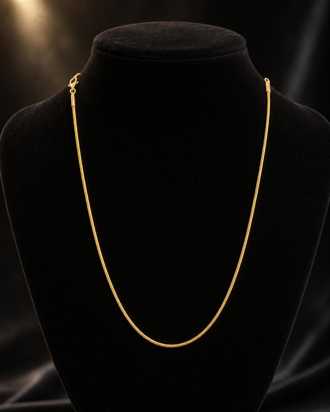 Forevershine Gold Plated Snake Chain Necklace For Women & Men - Image 7