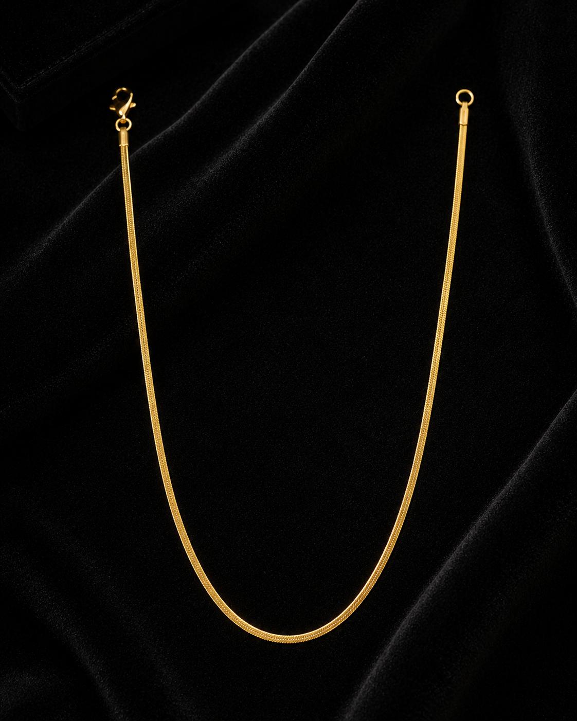 Forevershine Gold Plated Snake Chain Necklace For Women & Men - Image 2