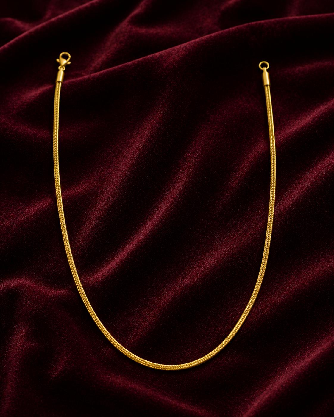 Forevershine Gold Plated Snake Chain Necklace For Women & Men - Image 2