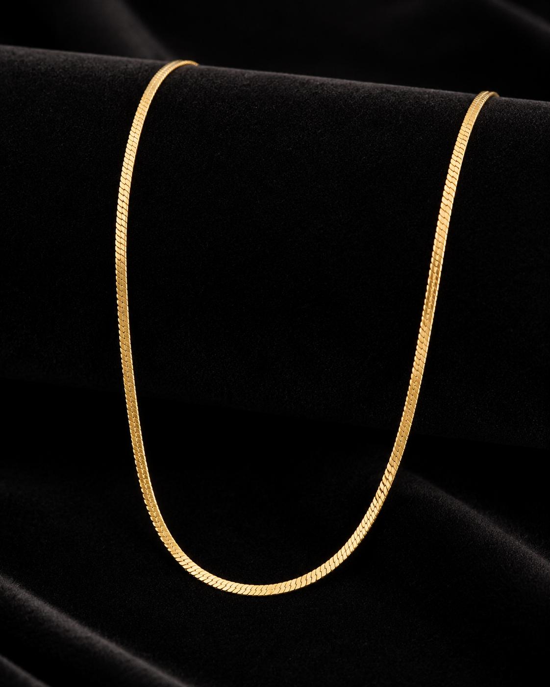 Forevershine Gold Plated Snake Chain Necklace For Women & Men - Image 9