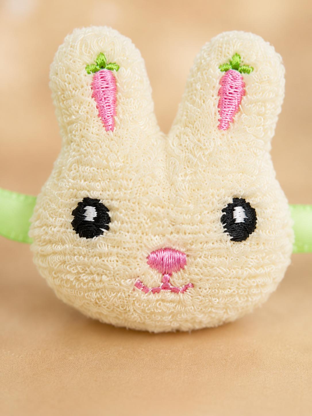 Kids Plush Bunny Rakhi With Satin Ribbon For Brother - Image 5